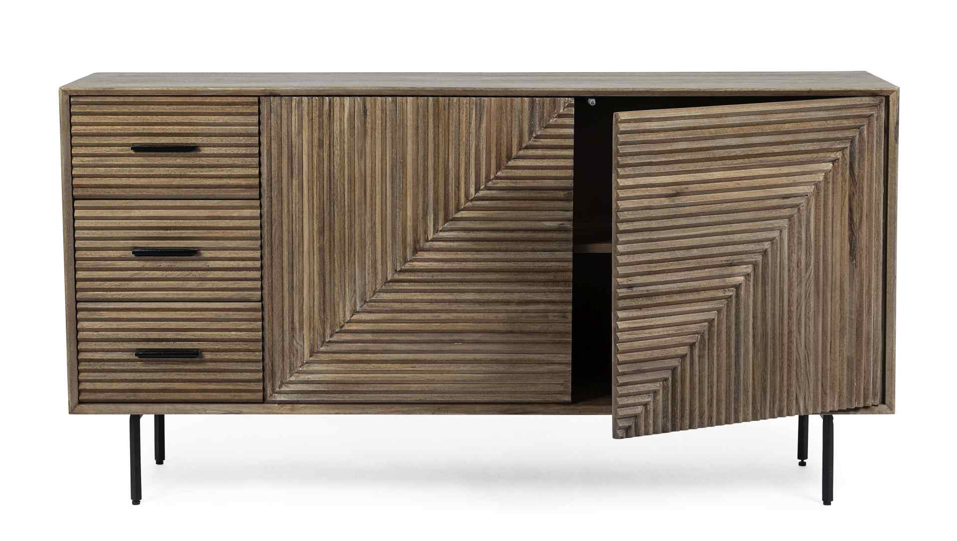 Sideboard Darsey aus Mangoholz, 160 cm