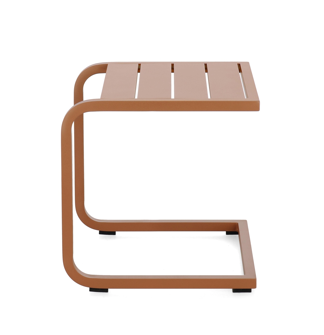 Gartenbeistelltisch Taylor 40x40 cm, Pecan