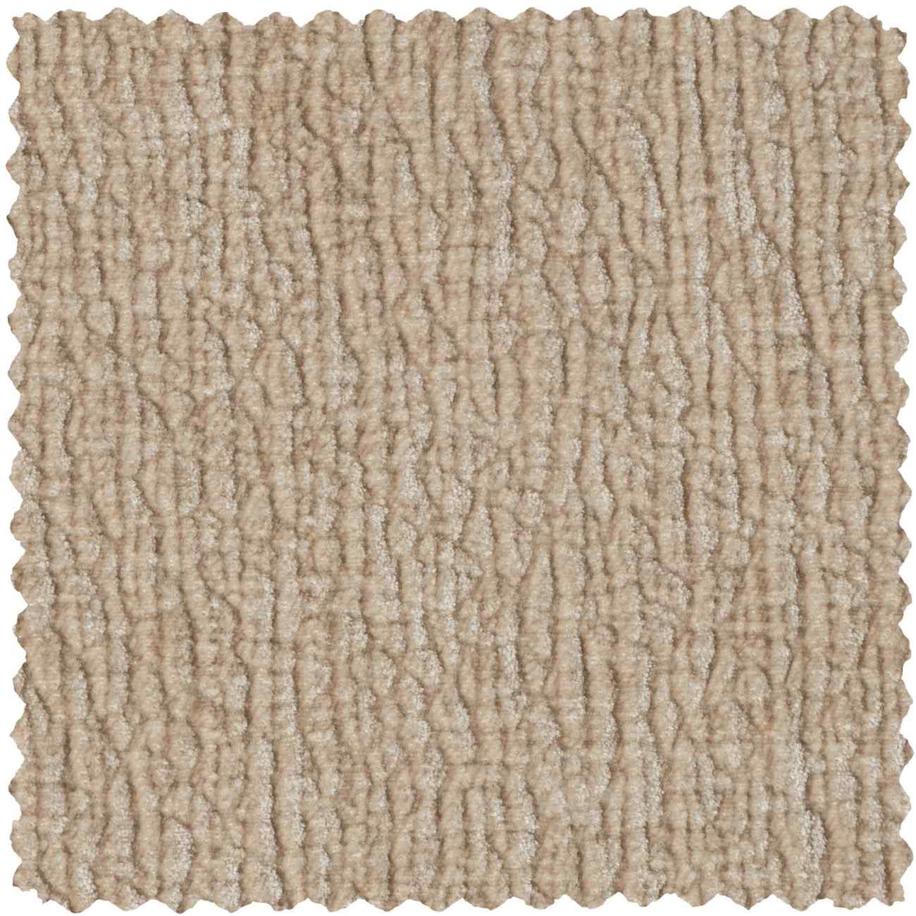 Sessel Baggy aus 3D-Chenille-Stoff, Sand