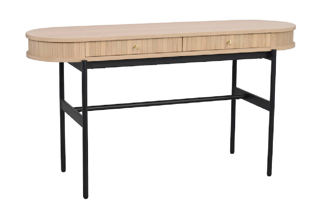 Konsole Haddington mit Schubladen 142x47x77cm, Eiche