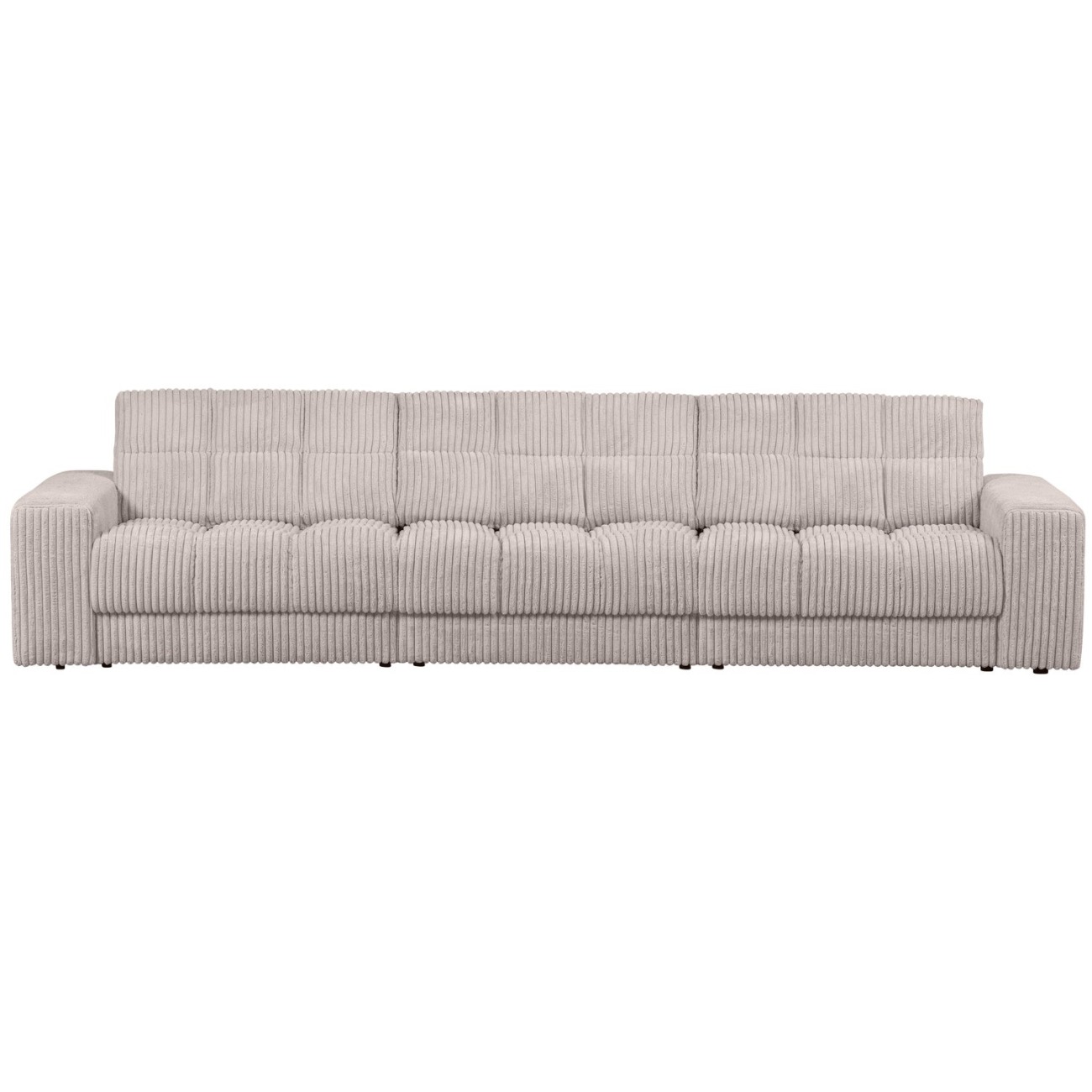 Sofa Date 3-Sitzer mit Cordbezug, Natur