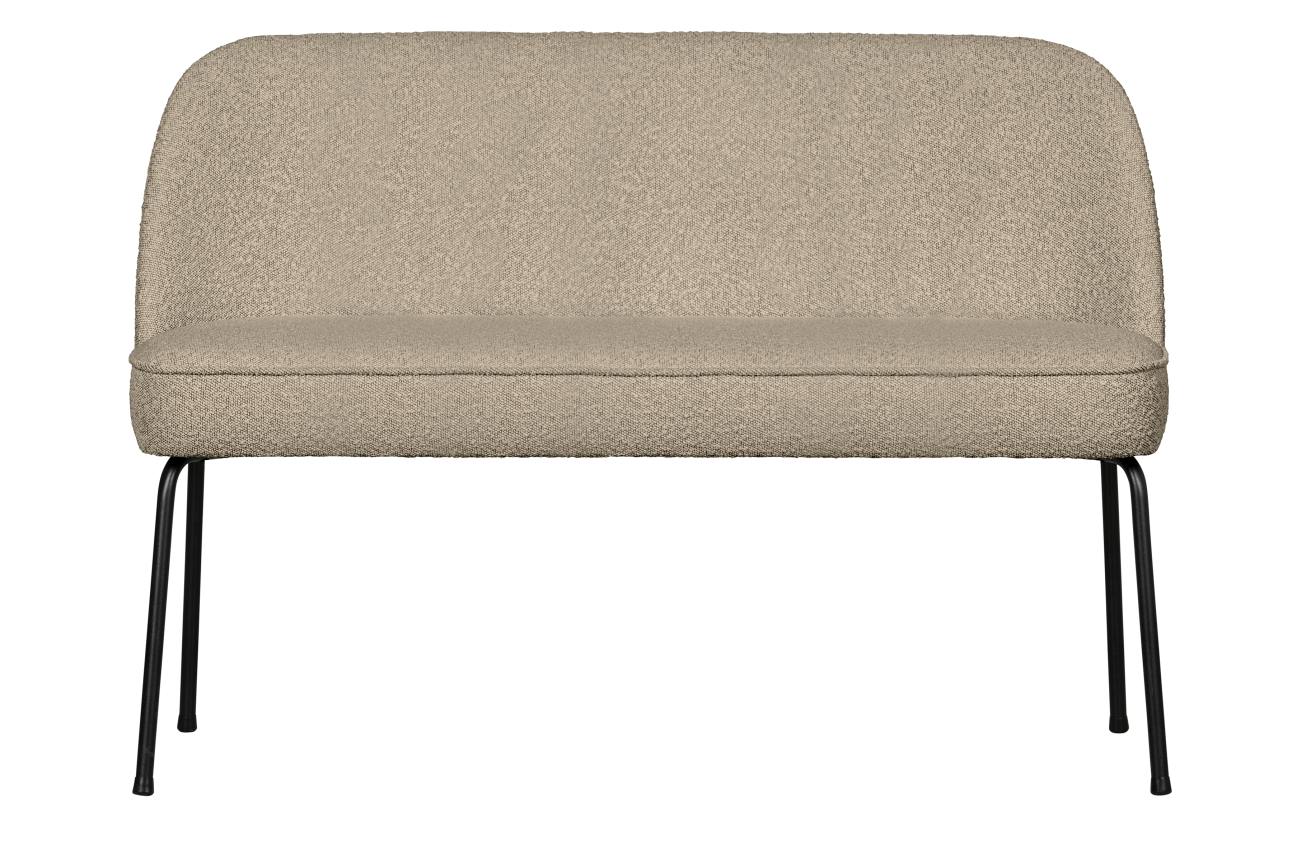 Sitzbank Vogue aus Boucle-Stoff, Beige