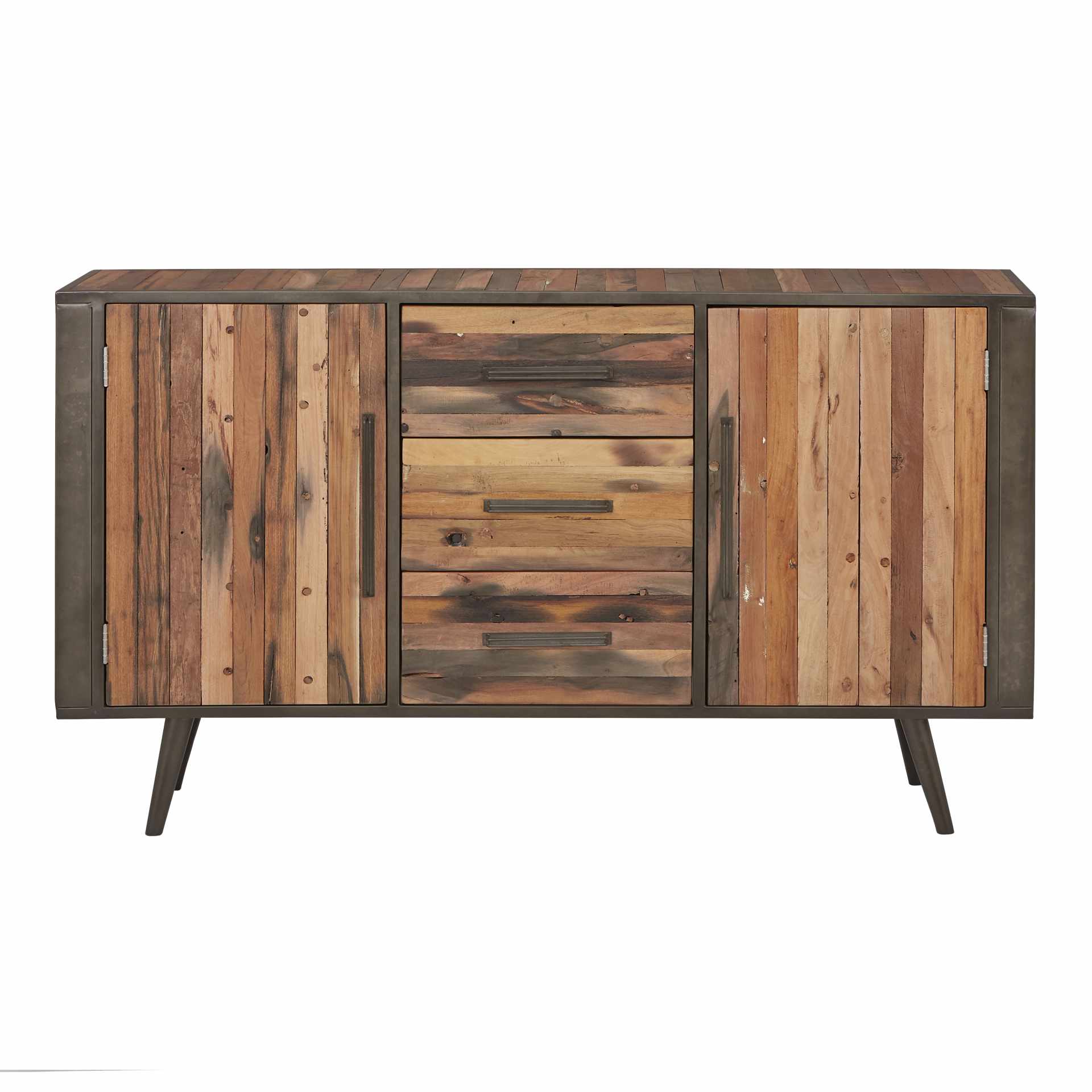 Sideboard Nordic mit Türen und Schubladen, 160 cm