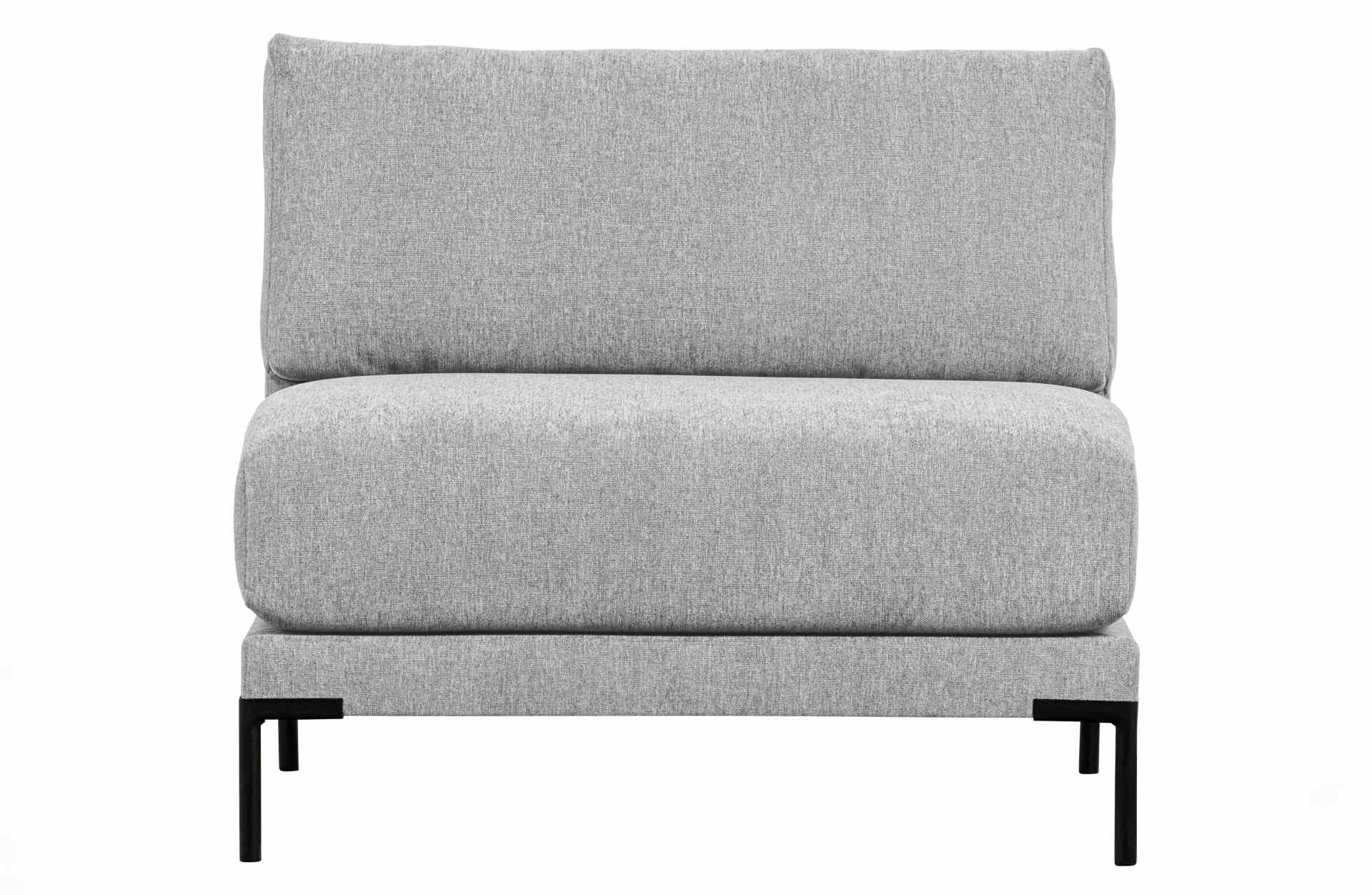 Modulsofa Couple Loveseat Element, Hellgrau