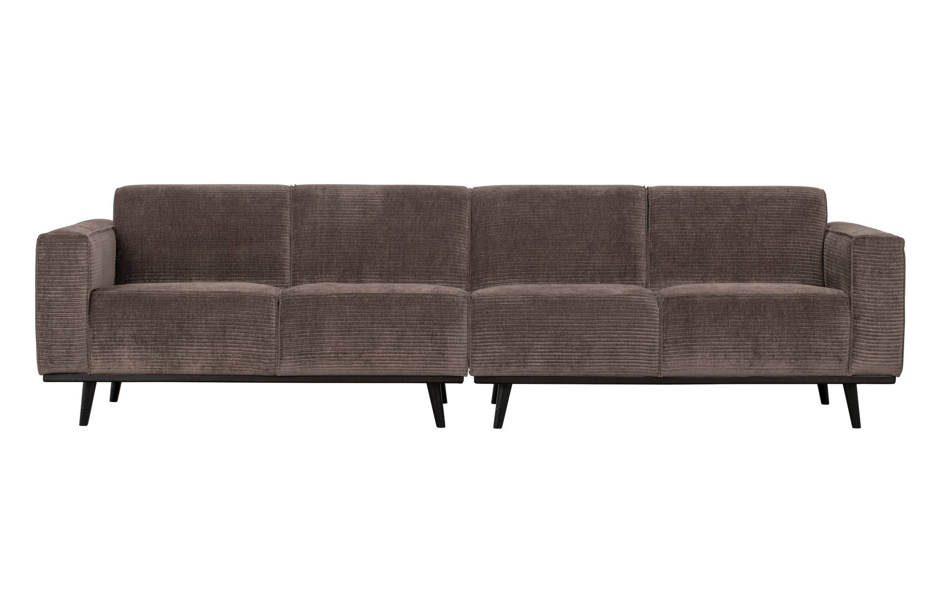 Sofa Statement L aus gewebten Jacquard, Taupe