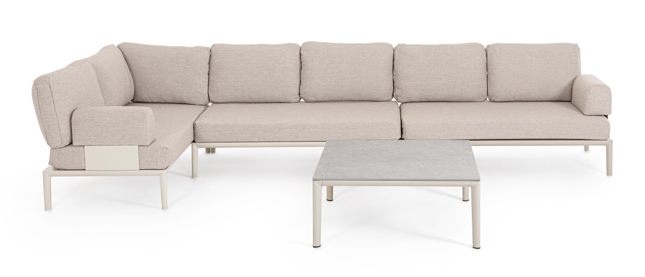 Gartencouchtisch Gerald aus Aluminium 90x90 cm, Pelikan