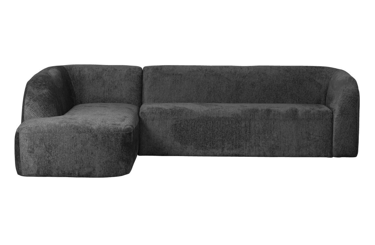 Ecksofa Sloping aus Struktursamt Links, Mountain