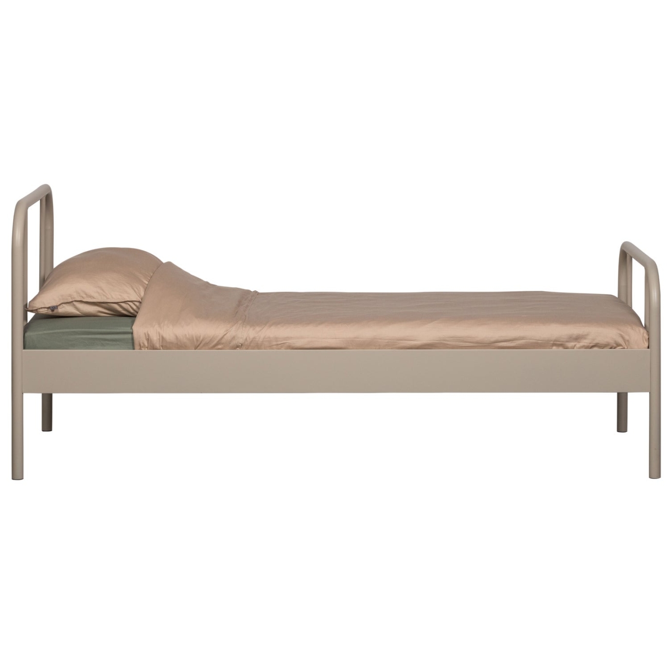 Bettgestell Mata aus Metall 90x200 cm, Sand