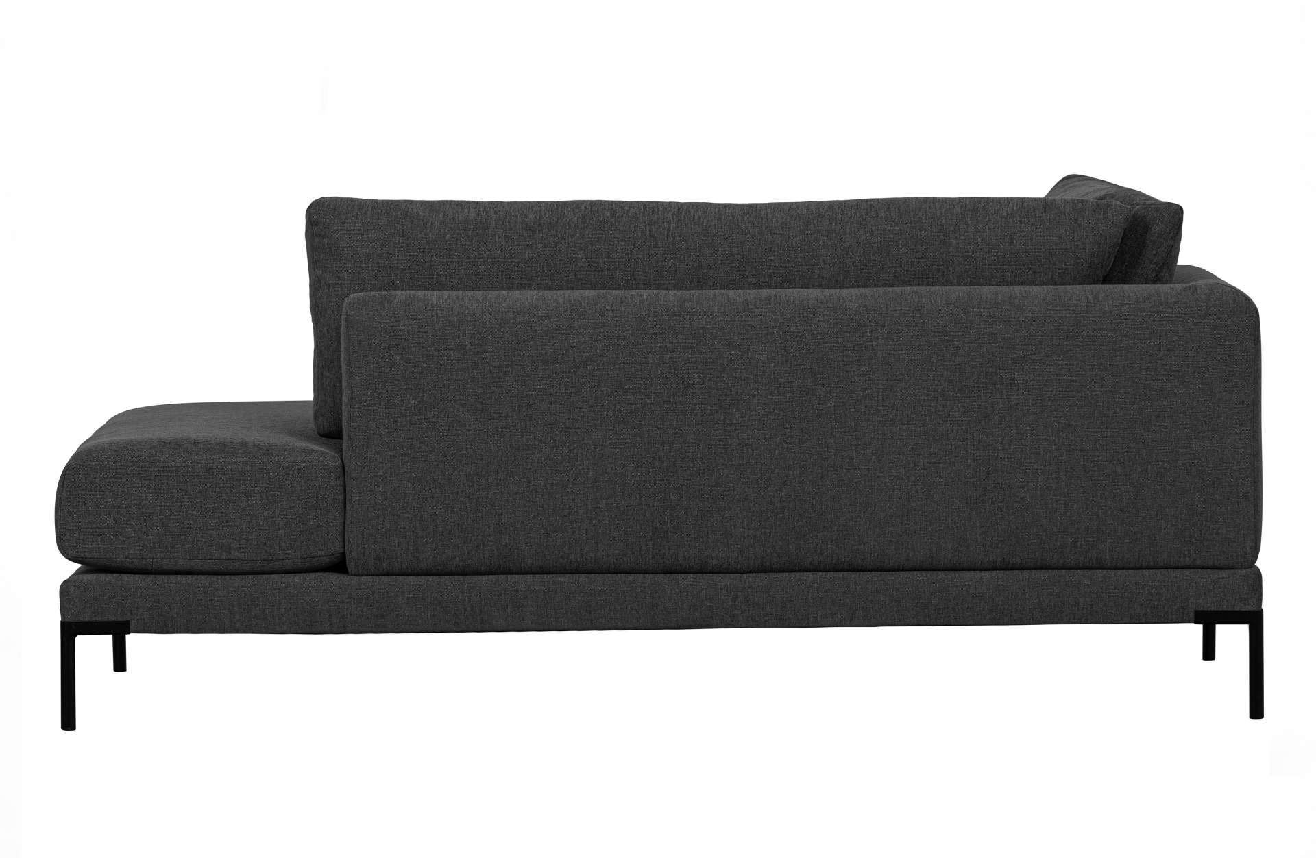 Modulsofa Couple Lounge Element Rechts, Dunkelgrau