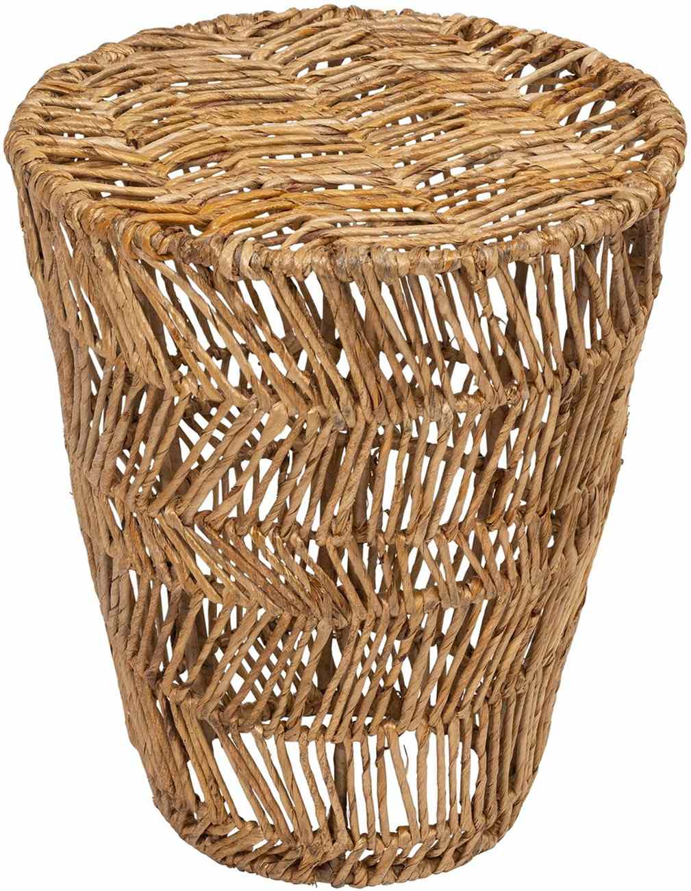 Beistelltisch Agnes aus Abaca, Ø 36 cm