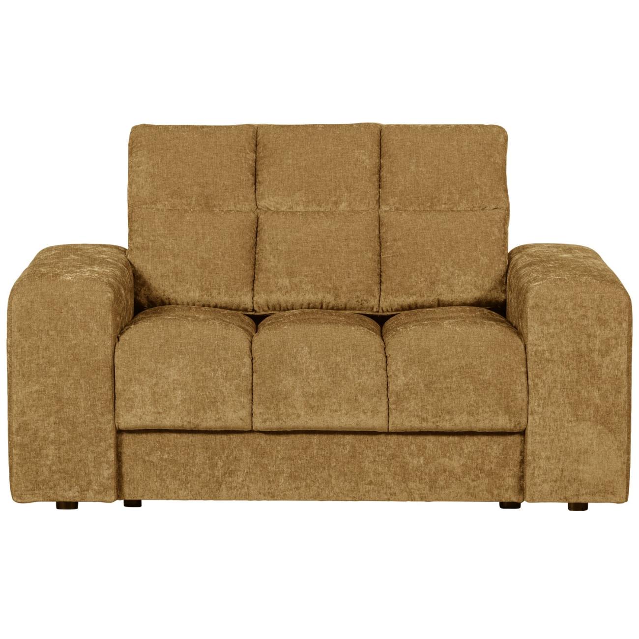 Loveseat Date aus Webstoff, Gold