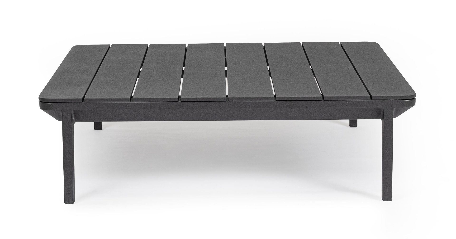 Couchtisch Matrix aus Aluminium, Anthrazit