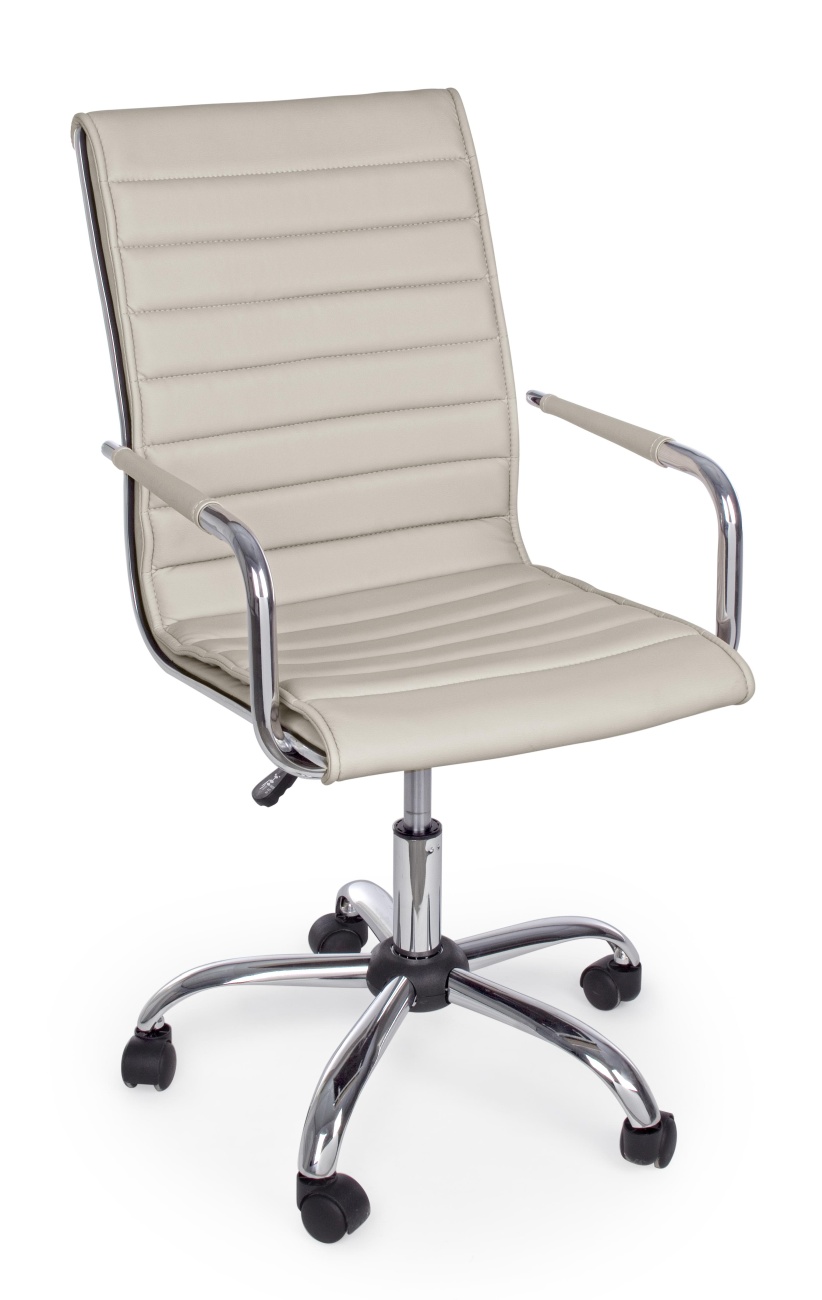 Bürostuhl Perth aus Kunstleder, Taupe Bürostuhl Perth aus Kunstleder, Taupe