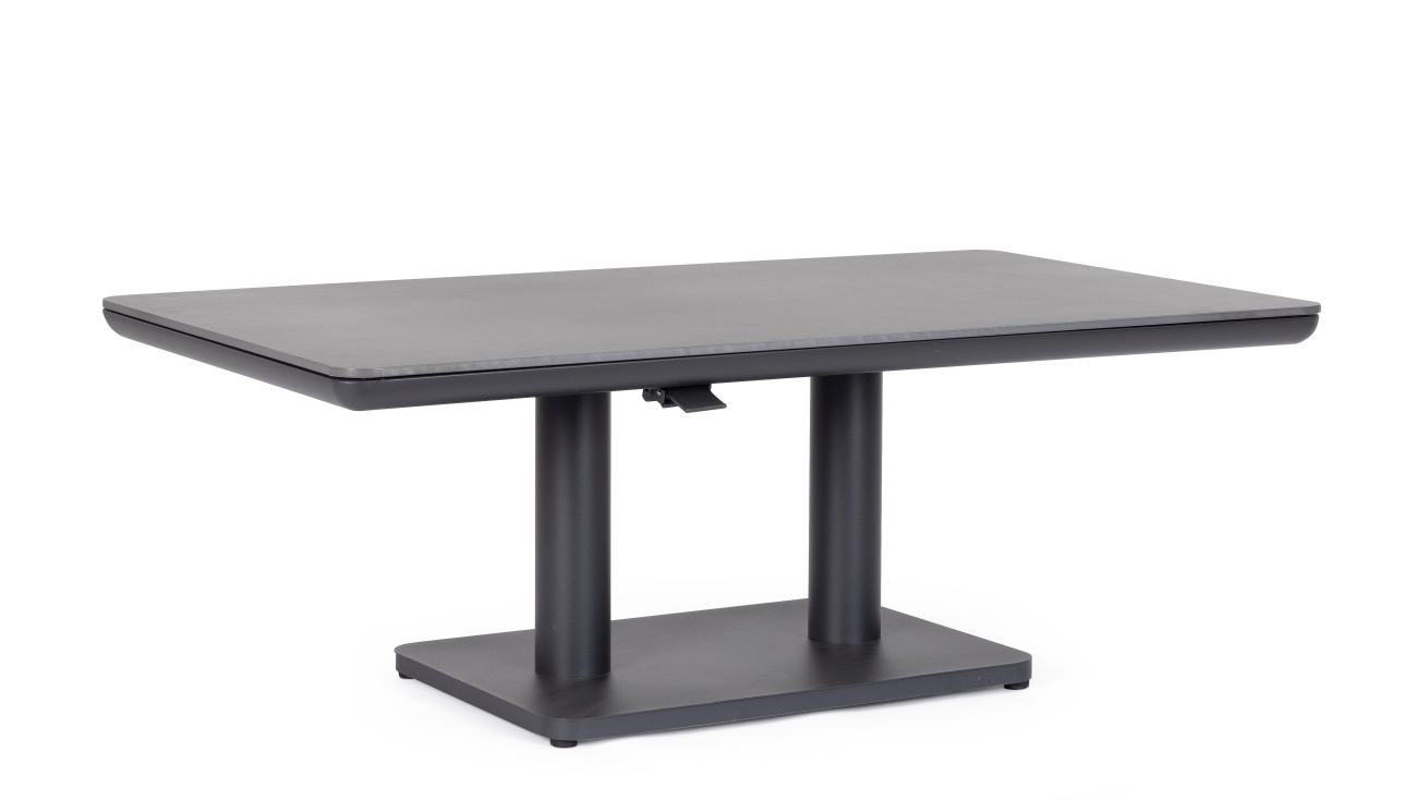 Gartencouchtisch Miguel 140x80 cm, Anthrazit
