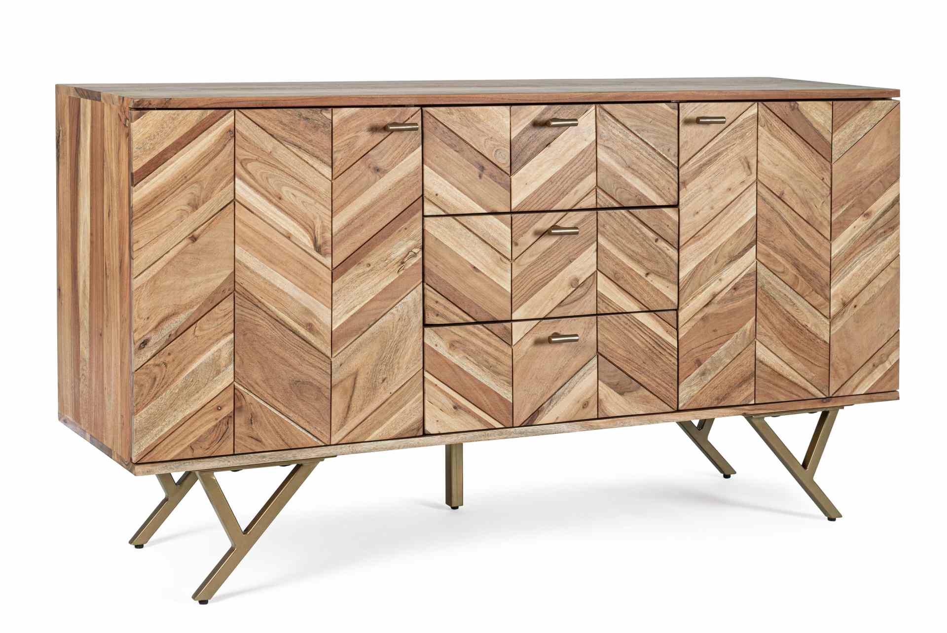 Sideboard Raida aus Akazienholz, 140 cm