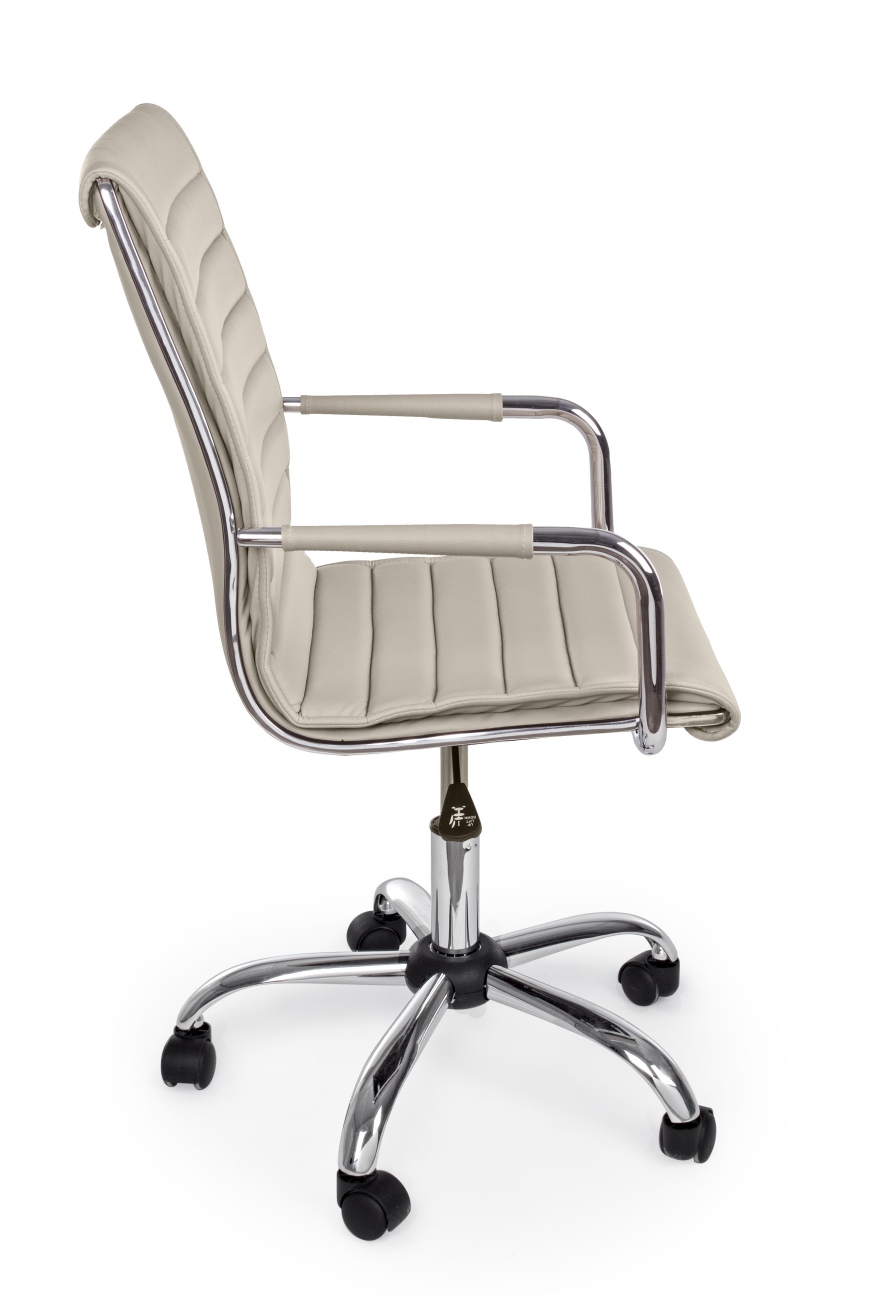 Bürostuhl Perth aus Kunstleder, Taupe