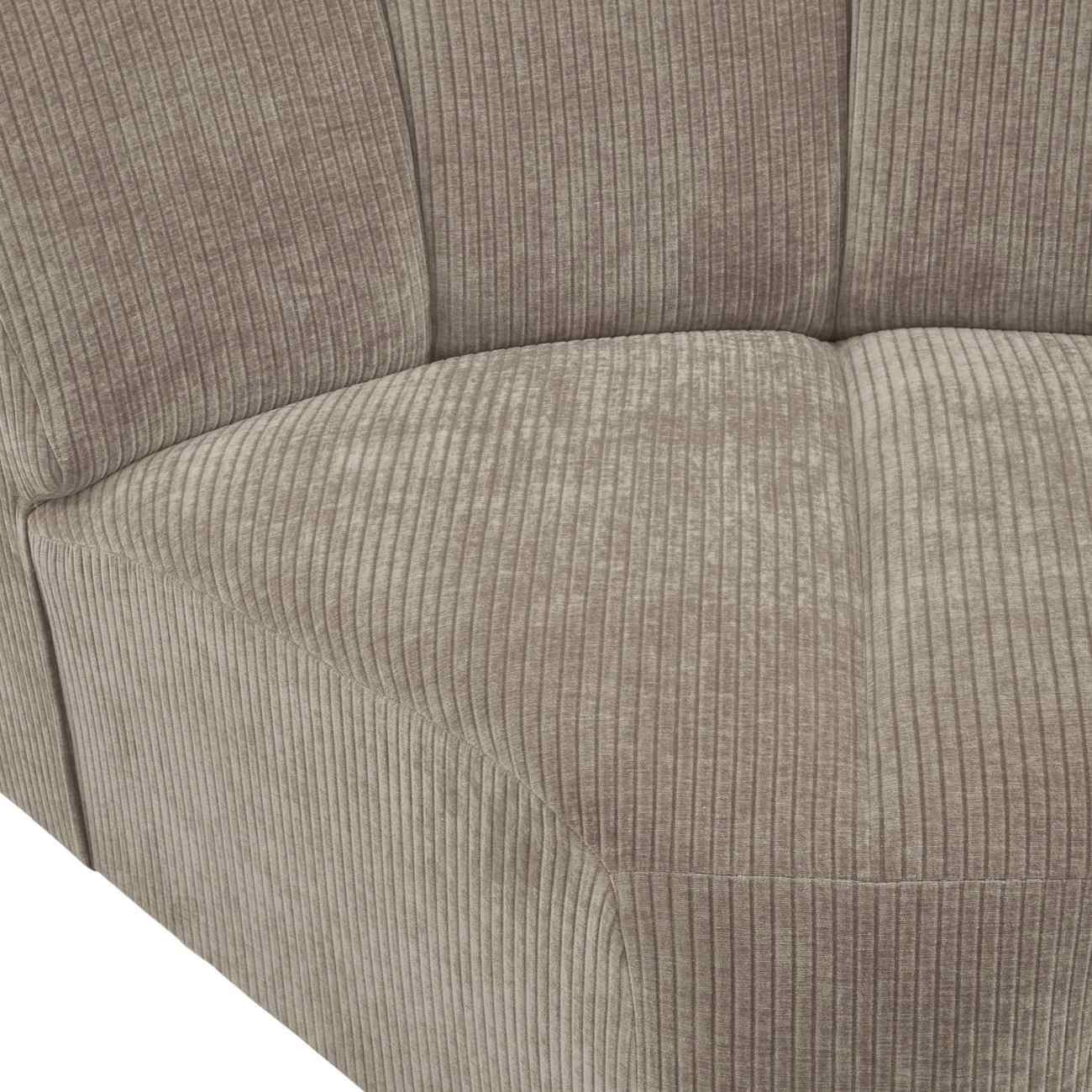 Modulsofa Mojo Flachcord Eck-Element, Sand