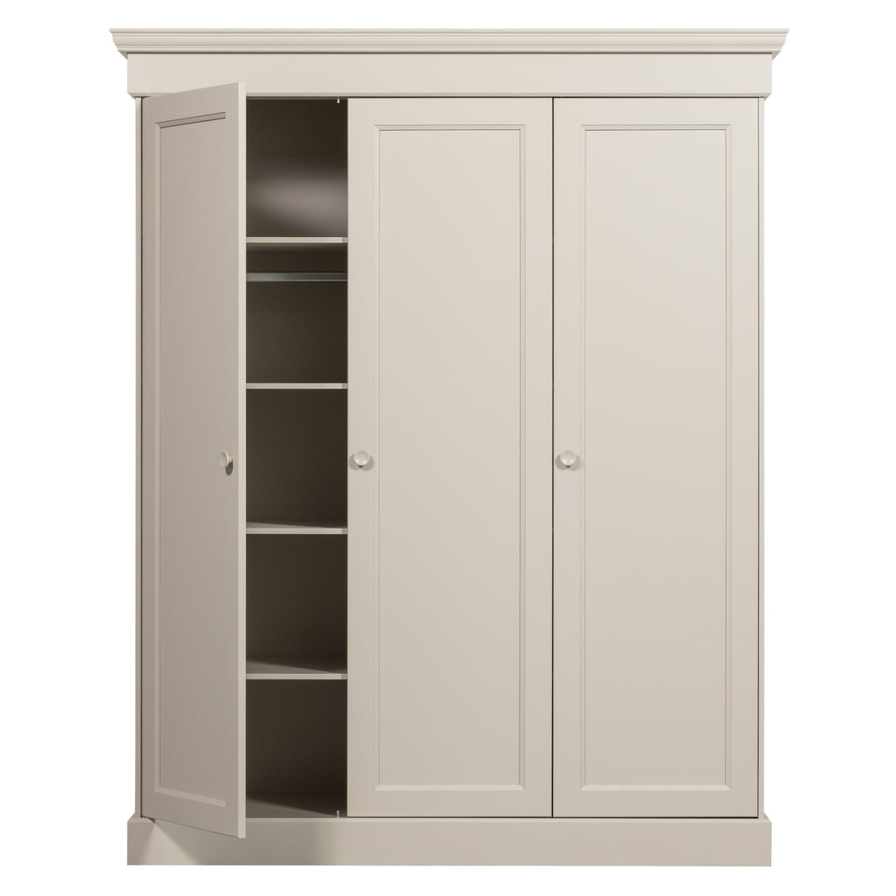 Kleiderschrank Olivia aus Kiefernholz, Dust