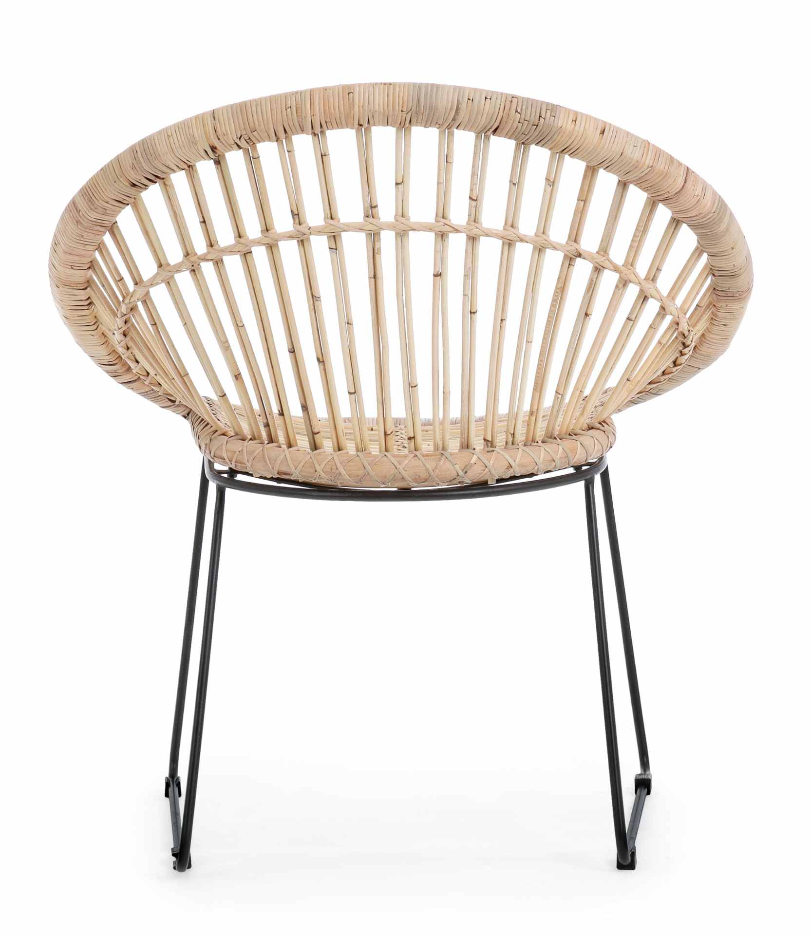 Sessel Cayes aus Rattan, Natur