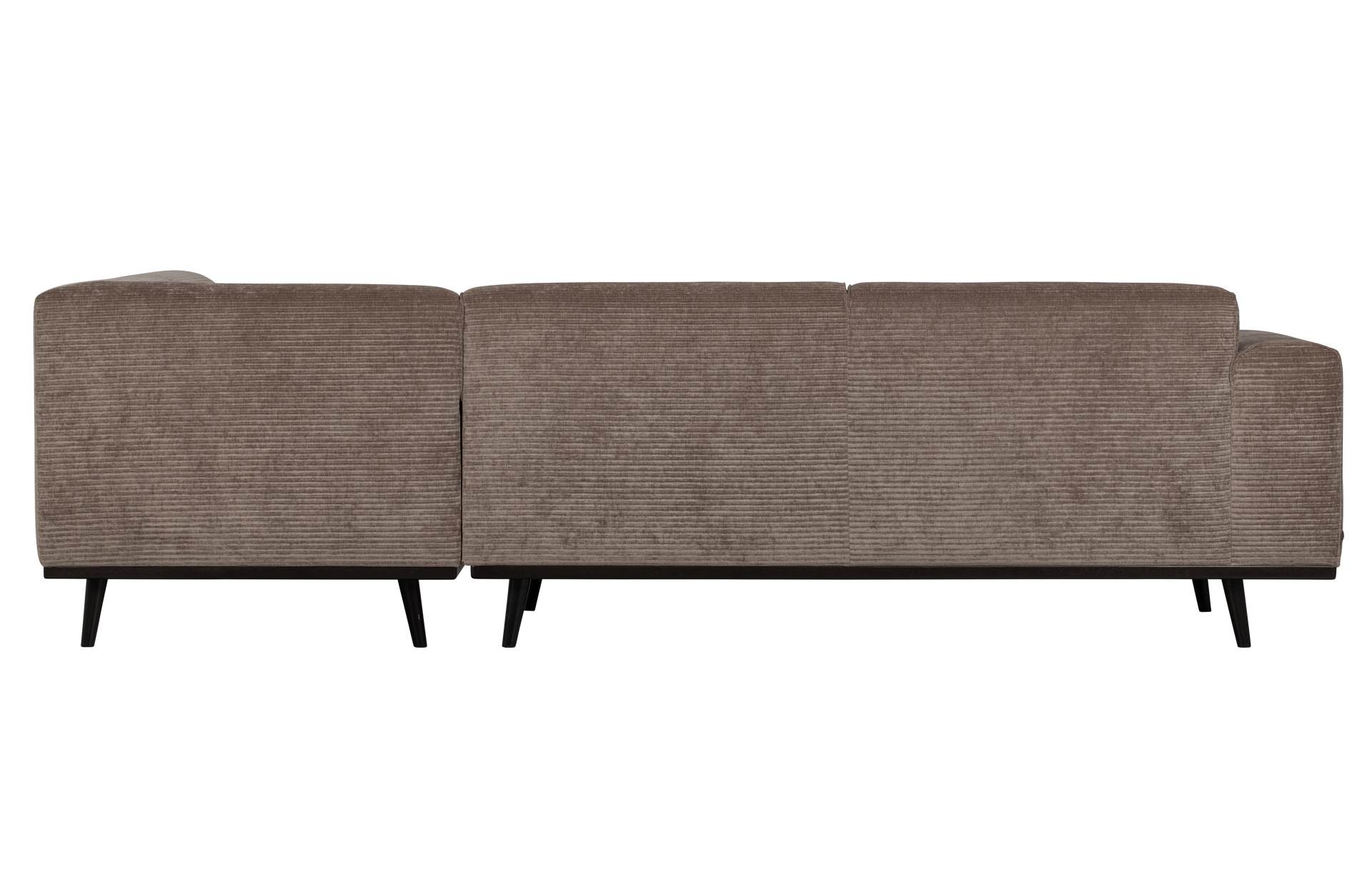 Ecksofa Statement aus gewebten Jacquard Rechts, Taupe