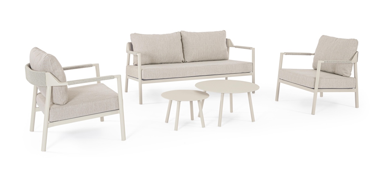 Garten-Set Ropery 5er Gruppe, Morny