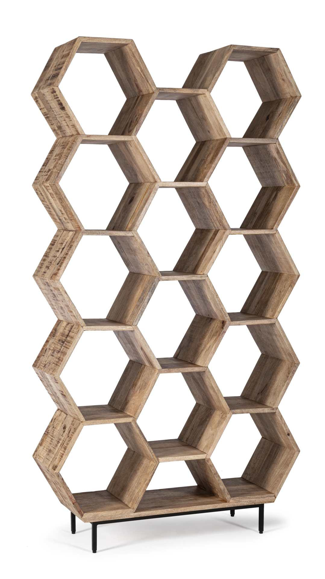 Bücherregal Wahida aus Mangoholz Bücherregal Wahida aus Mangoholz