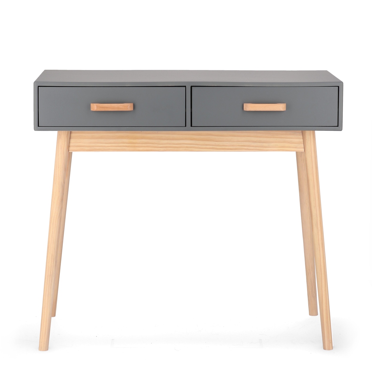 Konsole Ordinary aus Kiefernholz, Grau