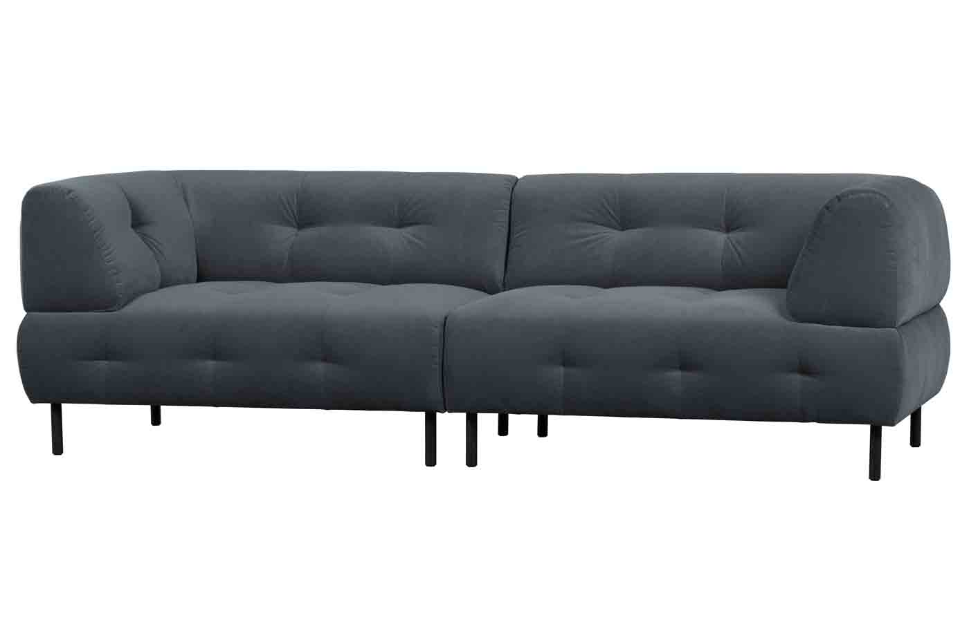 Sofa Lloyd Samt, Dunkelgrau