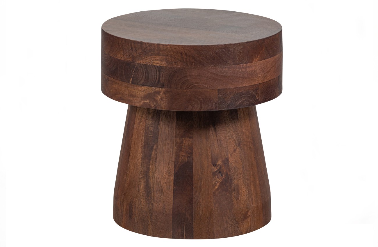 Hocker Tak aus Mangoholz Ø 34 cm