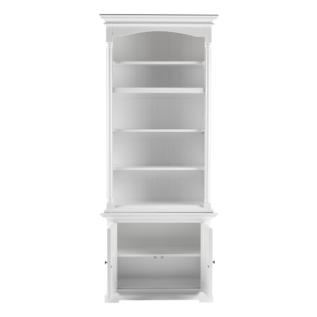 Bücherschrank Provence 2 Türen, 90 cm