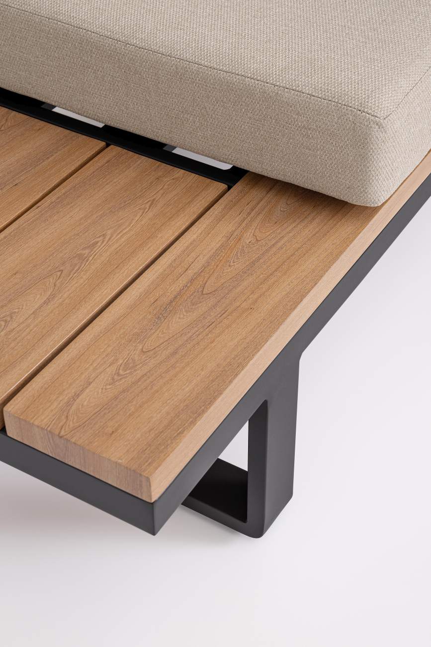 Gartenecksofa Zelmar Inkl. Couchtisch