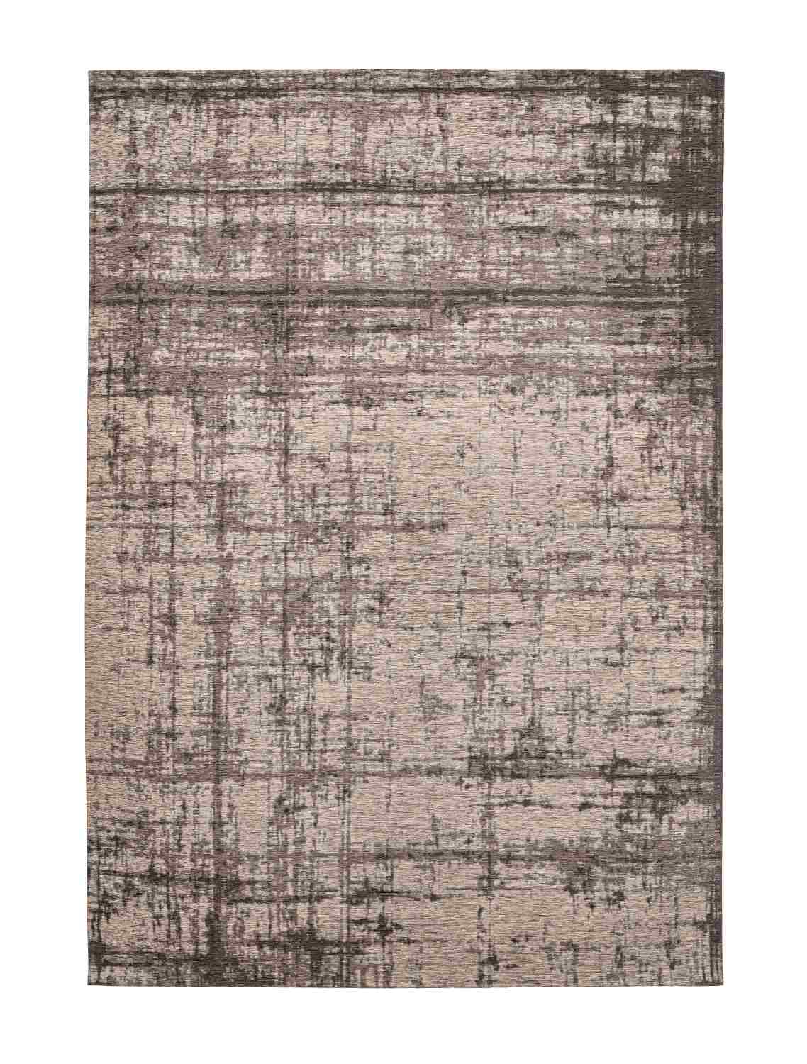 Teppich Yuno aus Chenille Taupe, 155x230 cm