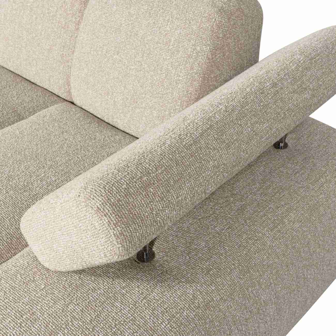 Modulsofa Mojo Boucle Chaiselongue-Rechts, Beige