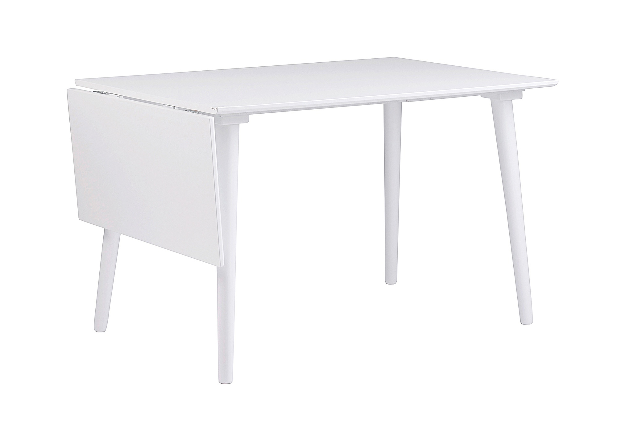 Klapptisch Lotta  120/160x80cm, MDF Weiß