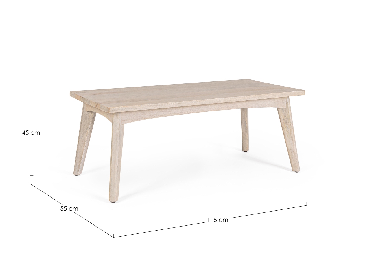 Couchtisch Sahana aus Mangoholz, 115 cm