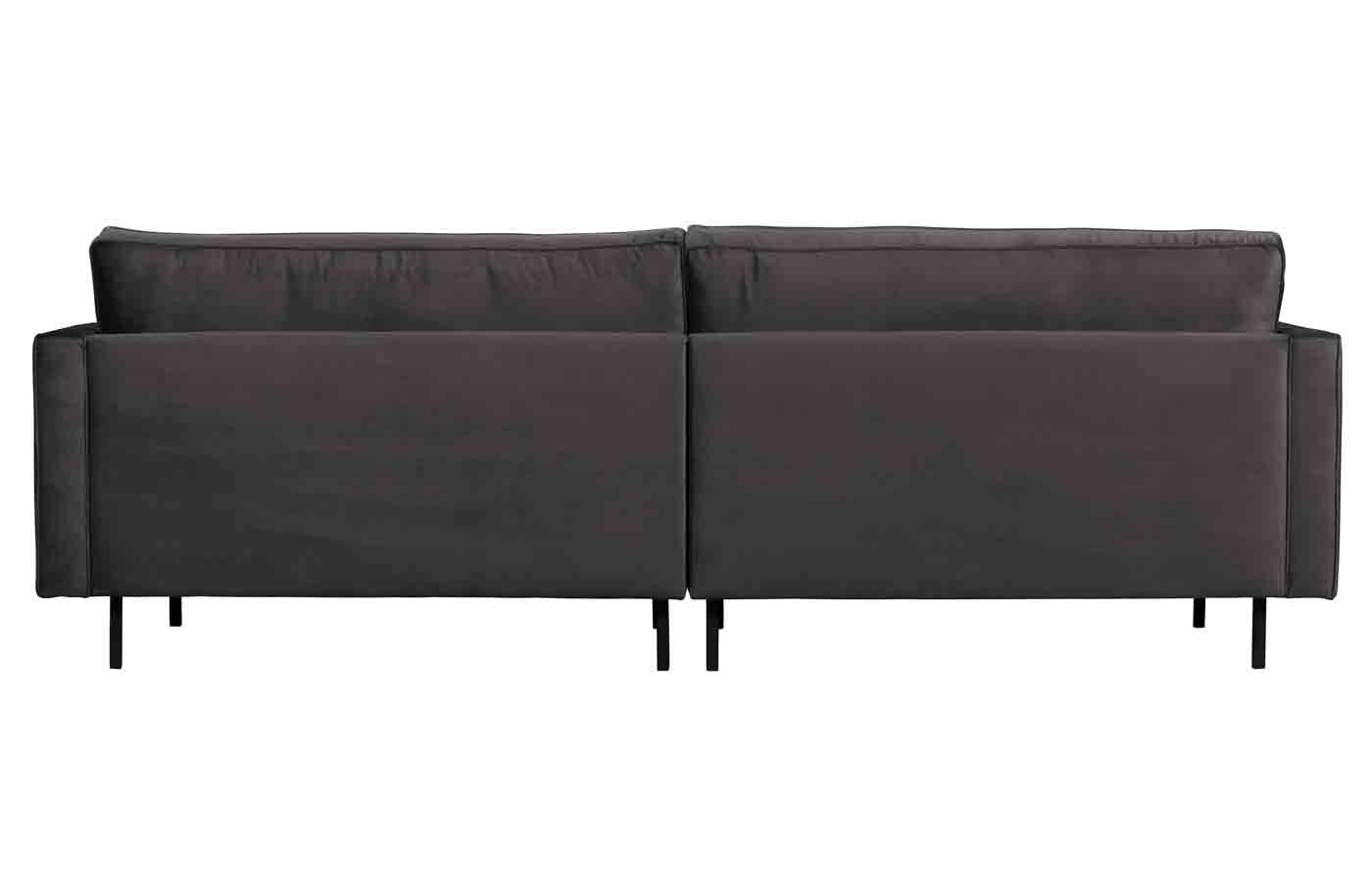 Sofa Rodeo Classic 3 Sitzer Samt, Anthrazit