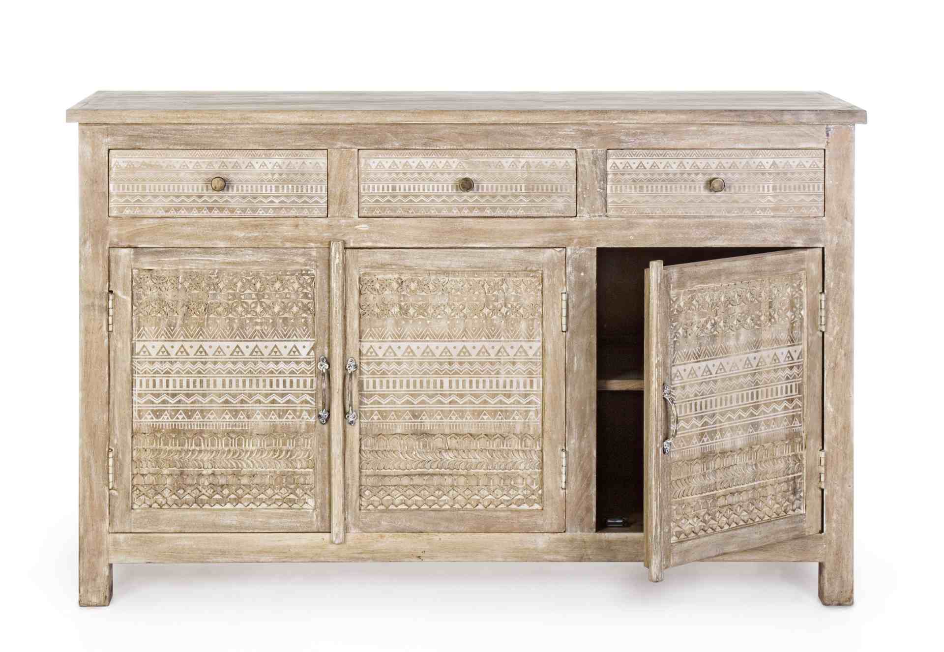 Sideboard Mayra aus Mangoholz, 135 cm