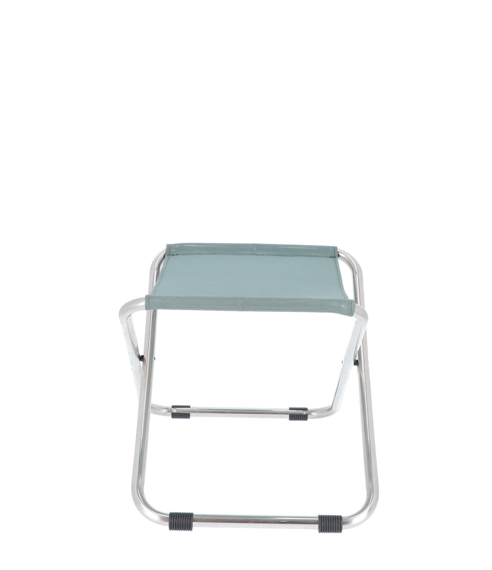 Hocker Chico aus Aluminium, Salbei