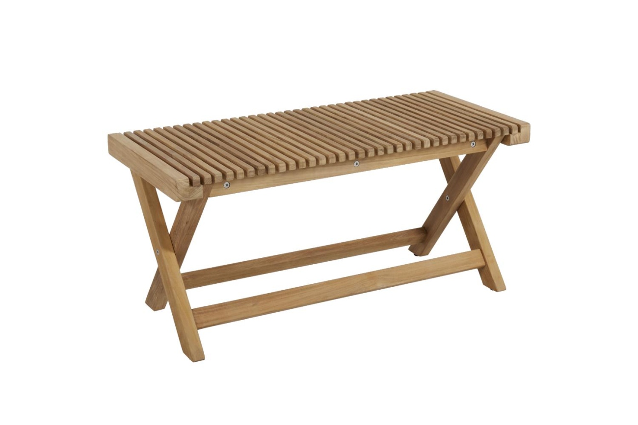 Gartenbank Julita aus Teakholz, 90 cm Gartenbank Julita aus Teakholz, 90 cm
