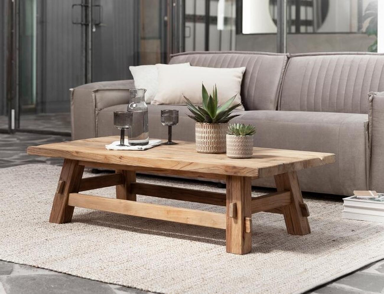 Couchtisch Tuscany aus Teakholz, 120 cm