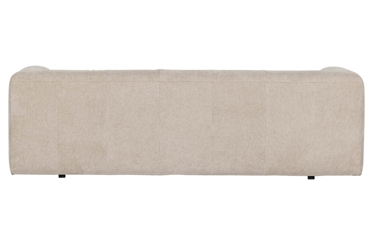 Sofa Grid aus Chenille-Gewebe, Beige