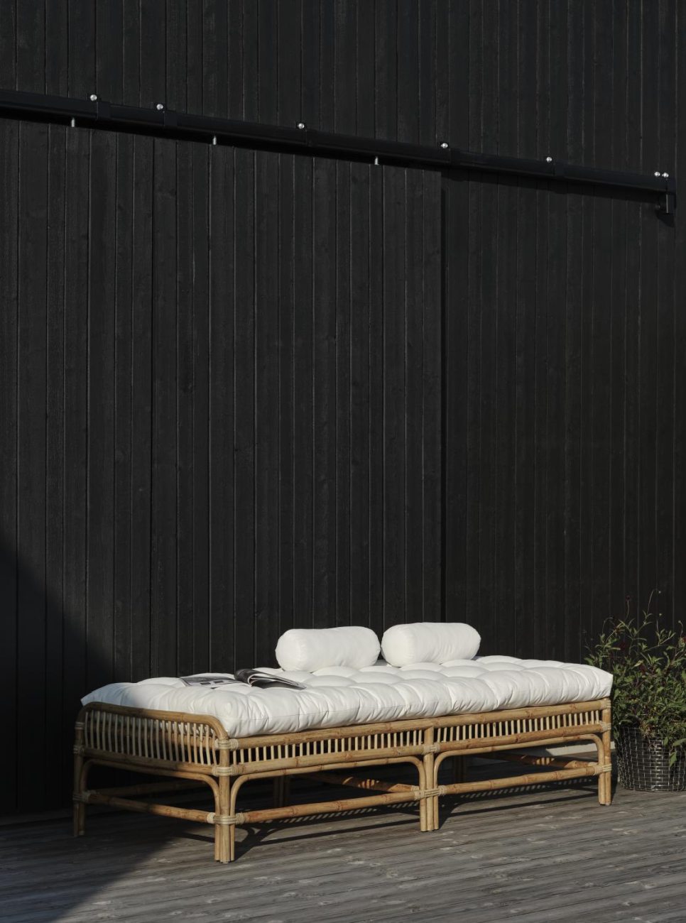 Daybed Vallda aus Rattan