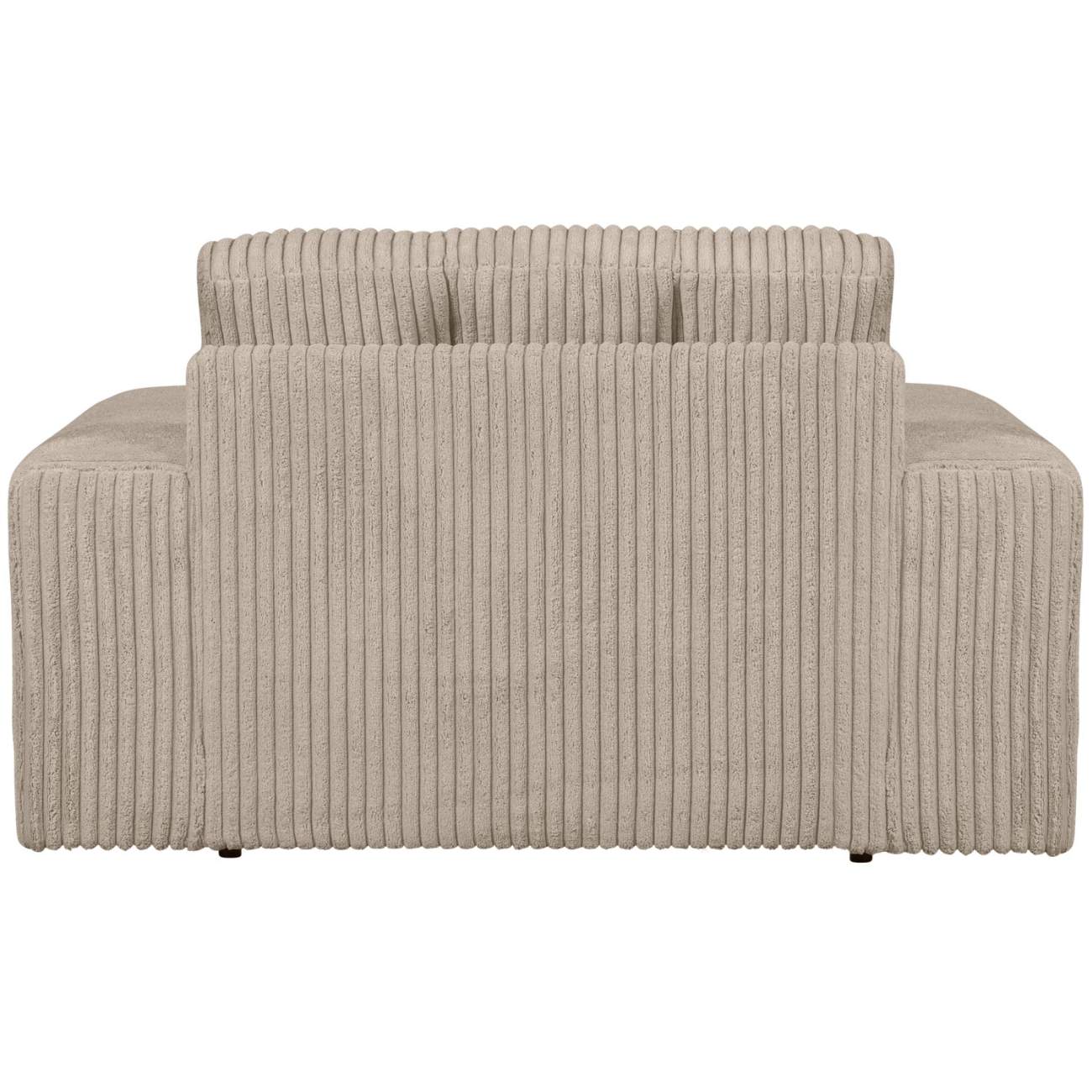 Loveseat Date mit Cordbezug, Travertin