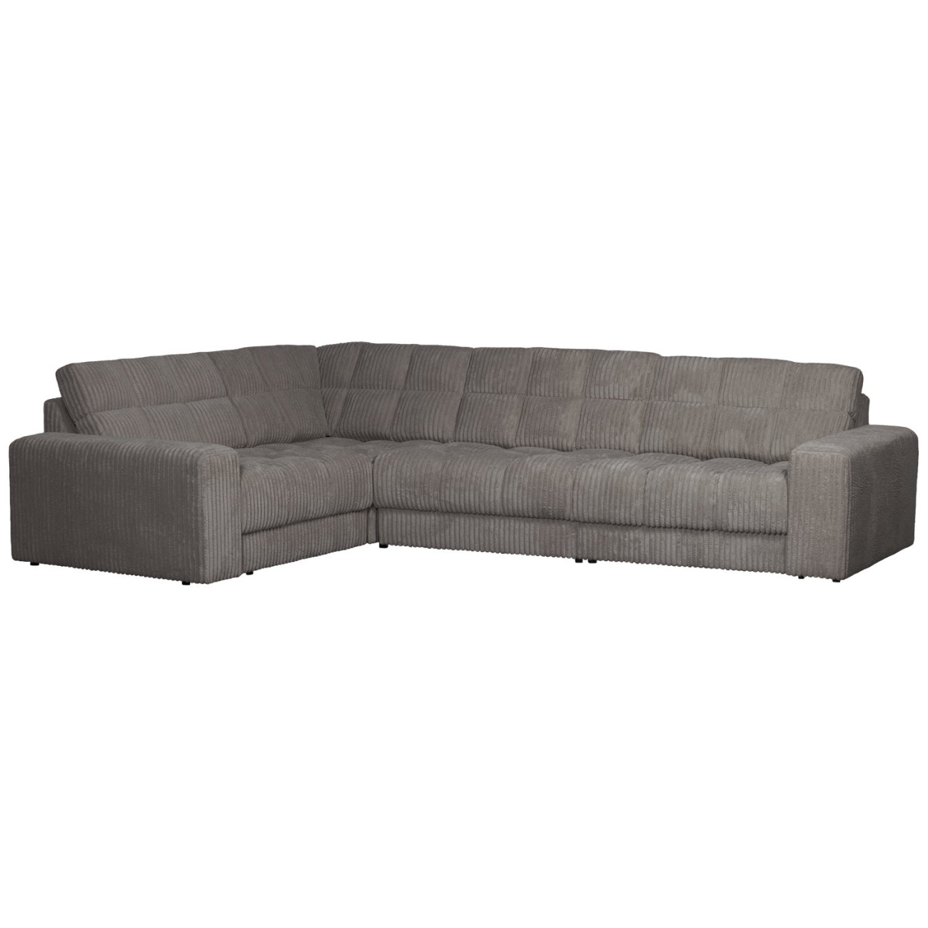 Ecksofa Date mit Cordbezug Links, Terrazzo