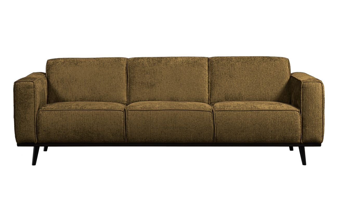 Sofa Statement aus Struktursamt 230 cm, Brass