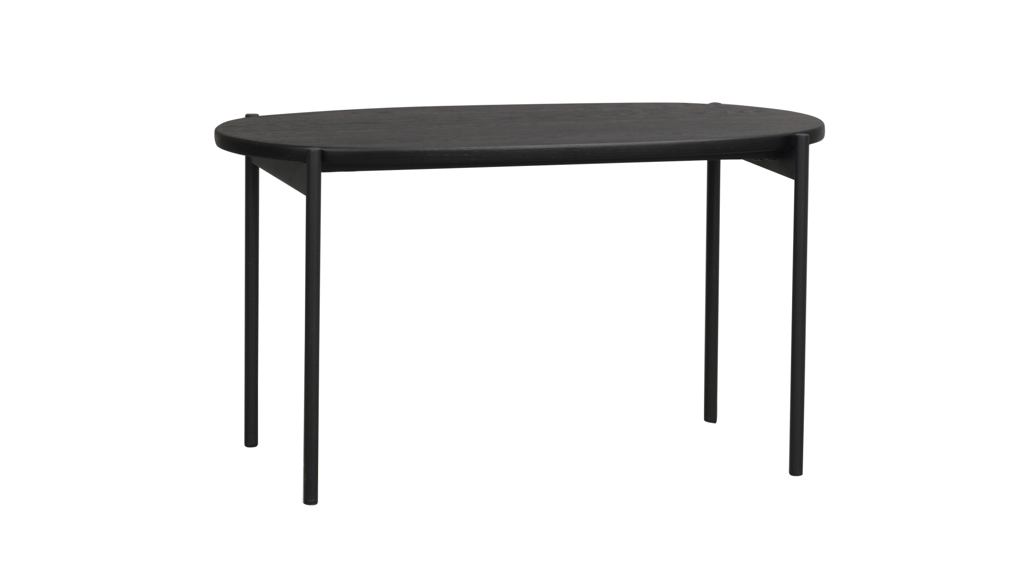 Couchtisch Skye Eiche Schwarz, 80x40x45cm
