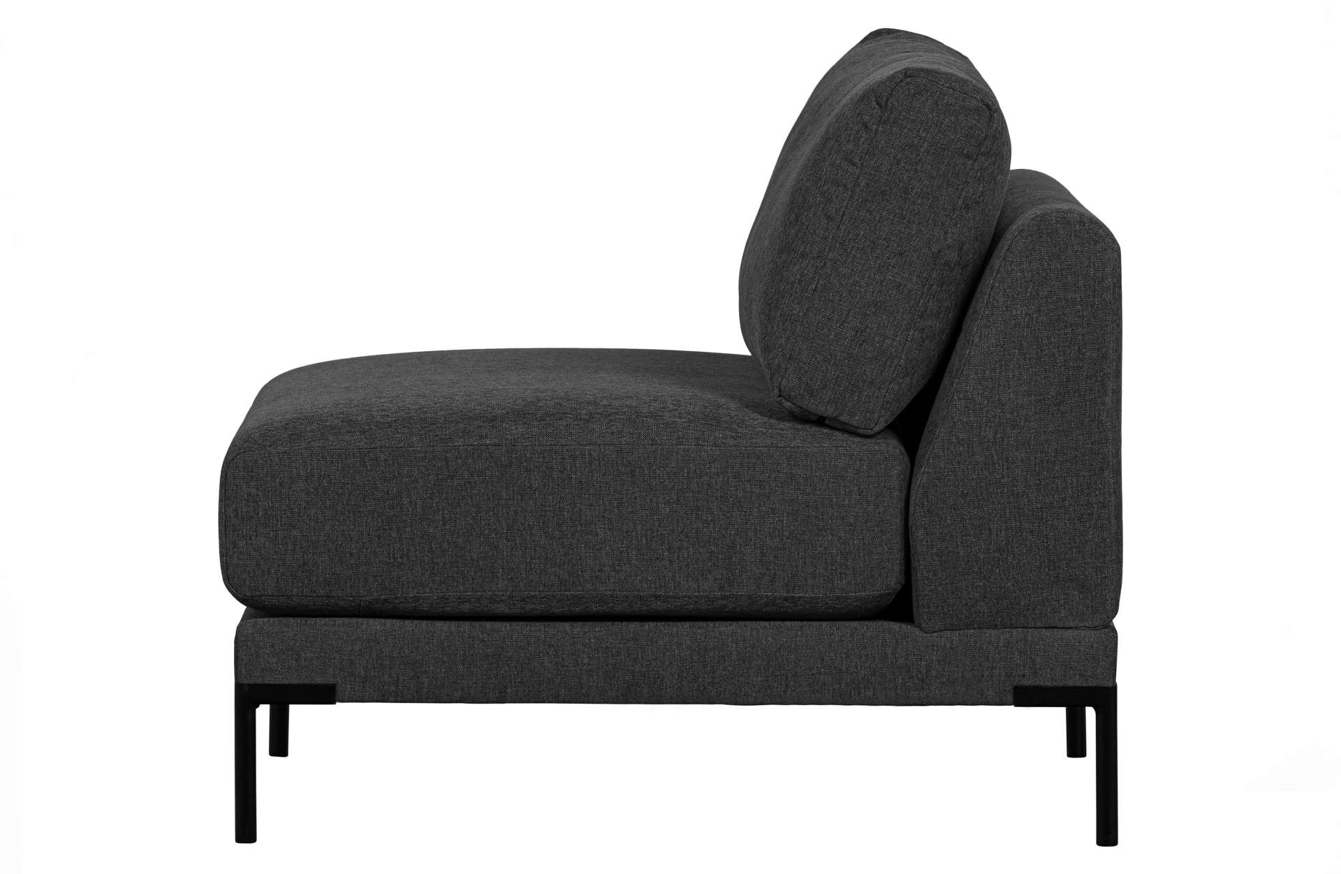 Modulsofa Couple Loveseat Element, Dunkelgrau