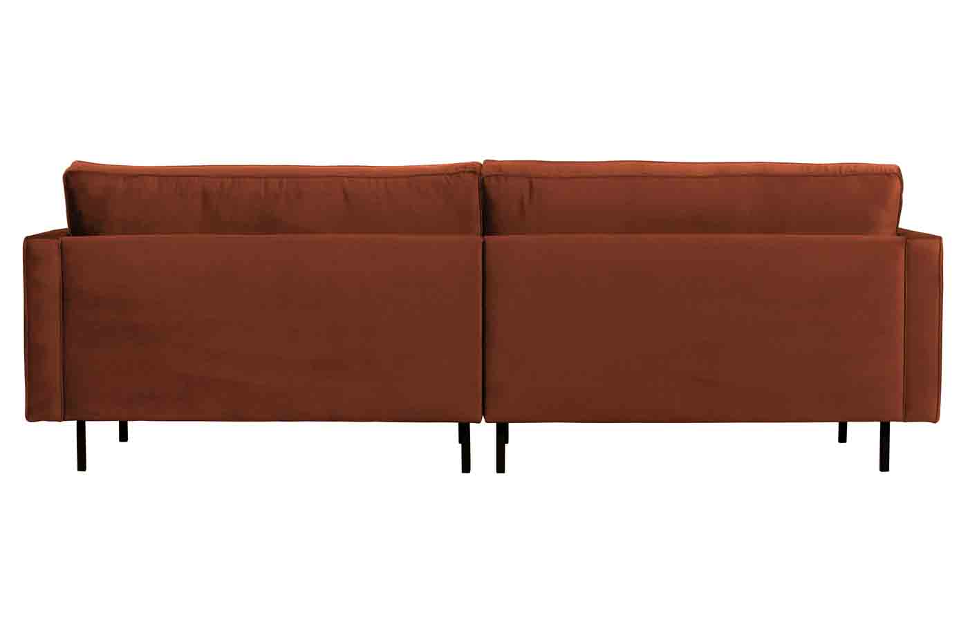 Sofa Rodeo Classic 3 Sitzer Samt, Rost