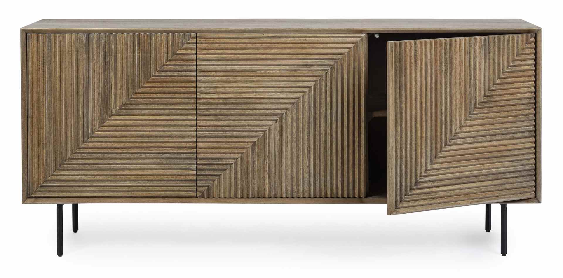 Sideboard Darsey aus Mangoholz, 184 cm