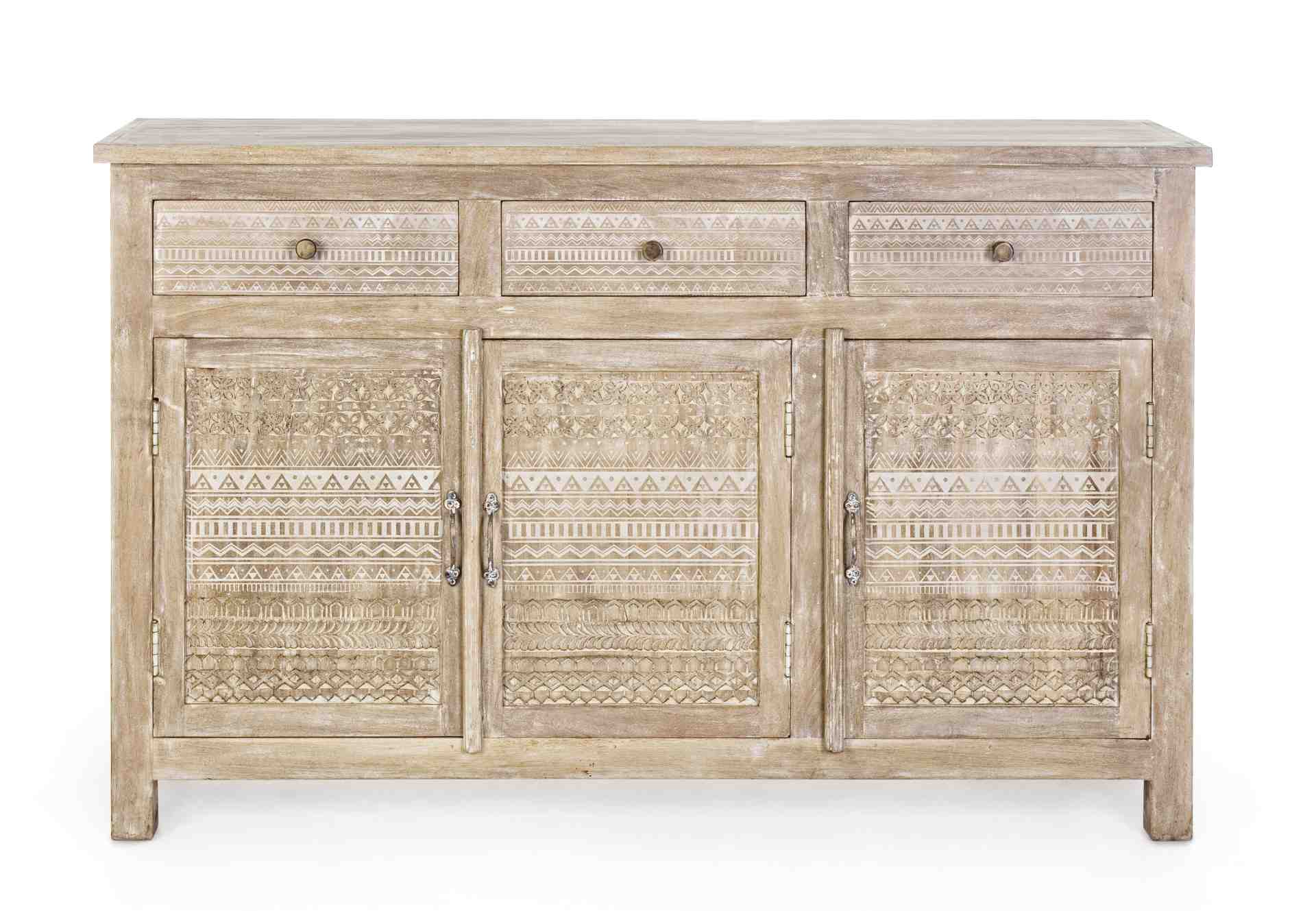 Sideboard Mayra aus Mangoholz, 135 cm